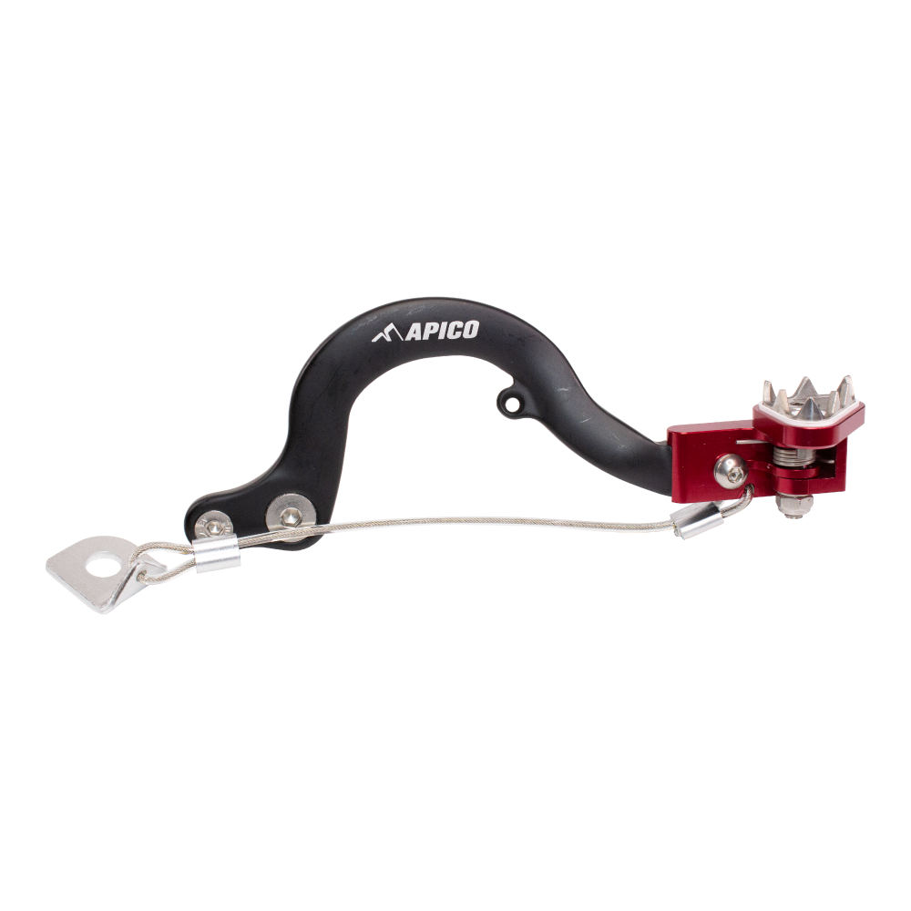 BRAKE PEDAL KTM/HQV/GAS SX/SX-E50 09-23, TC/TC-E50 17-23, MC/MC-E5 21-23 BK/RD (R)